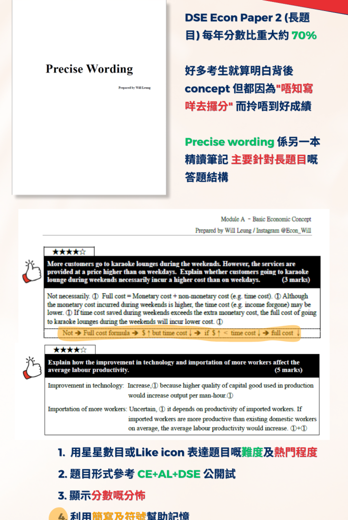 精讀筆記 - Precise wording