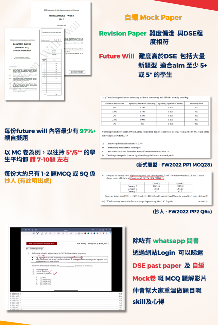 自編Mock卷 + 課後支援